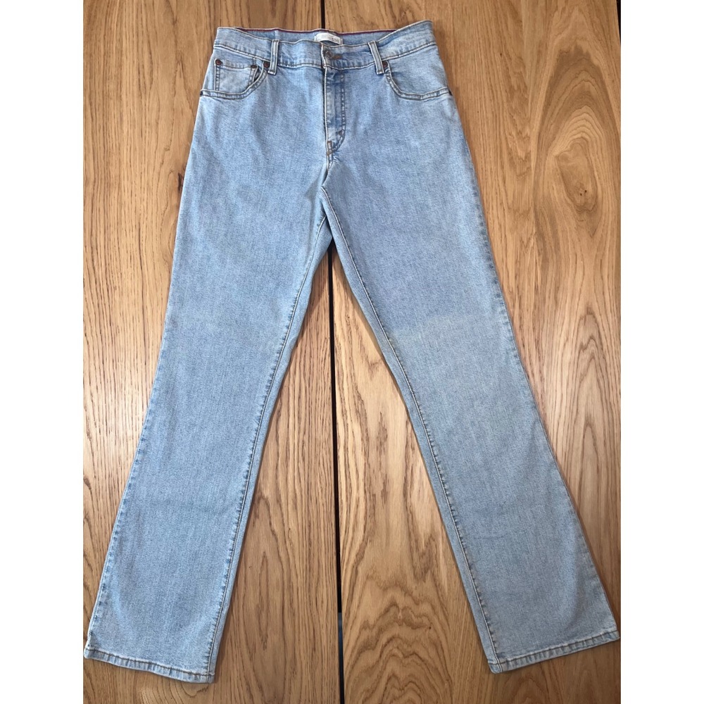 Levi's 550 Relaxed Boot Cut Jeans Women 34x31 Light Wash Denim Y2K